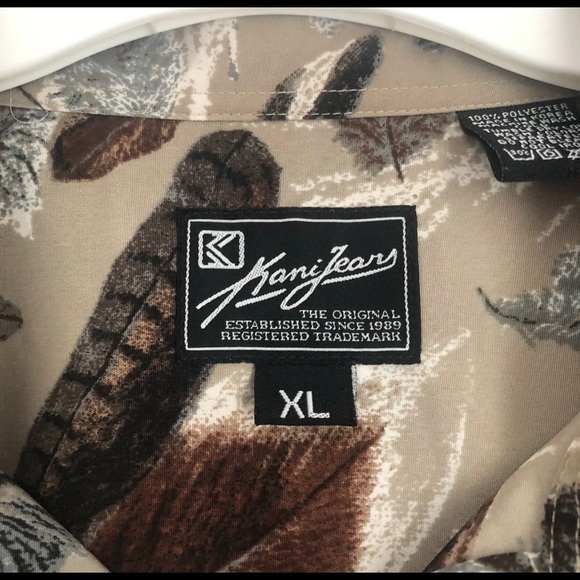 VTG Karl Kani Feathers Button Shirt N3 - Picture 5 of 9